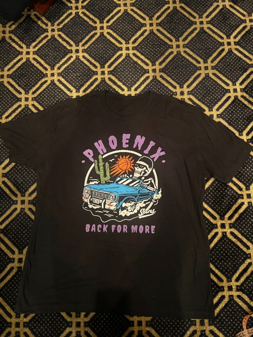 Phoenix Suns Devin Booker “Back For More” Graphic T-Shirt 2XL Black